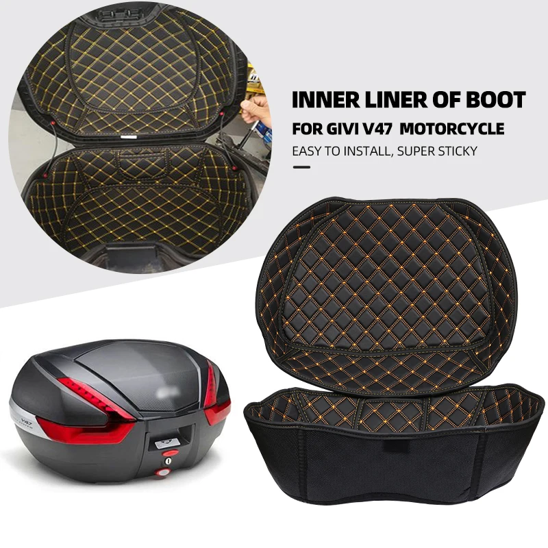 For Givi B27 B32 B360 B47 E43 V47 TRK52B Motorcycle Rear Trunk Case Liner Luggage Box Inner Rear Tail Seat Case Bag Lining Pad