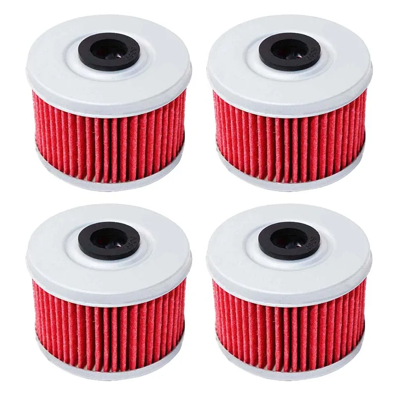 1/2/4pcs Motorcycle Oil Filter for Honda FOURTRAX TRX200 TRX300 RTRX300X TRX300EX TRX250 TRX250X TRX350 RANCHER TRX350EX FE FM