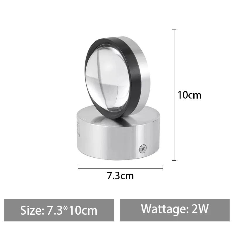 Double Side Wall Light  Modern Indoor Hotel Decoration Up Down LED Wall Lamp for Living Room Bedside TV Background KTV Lamp