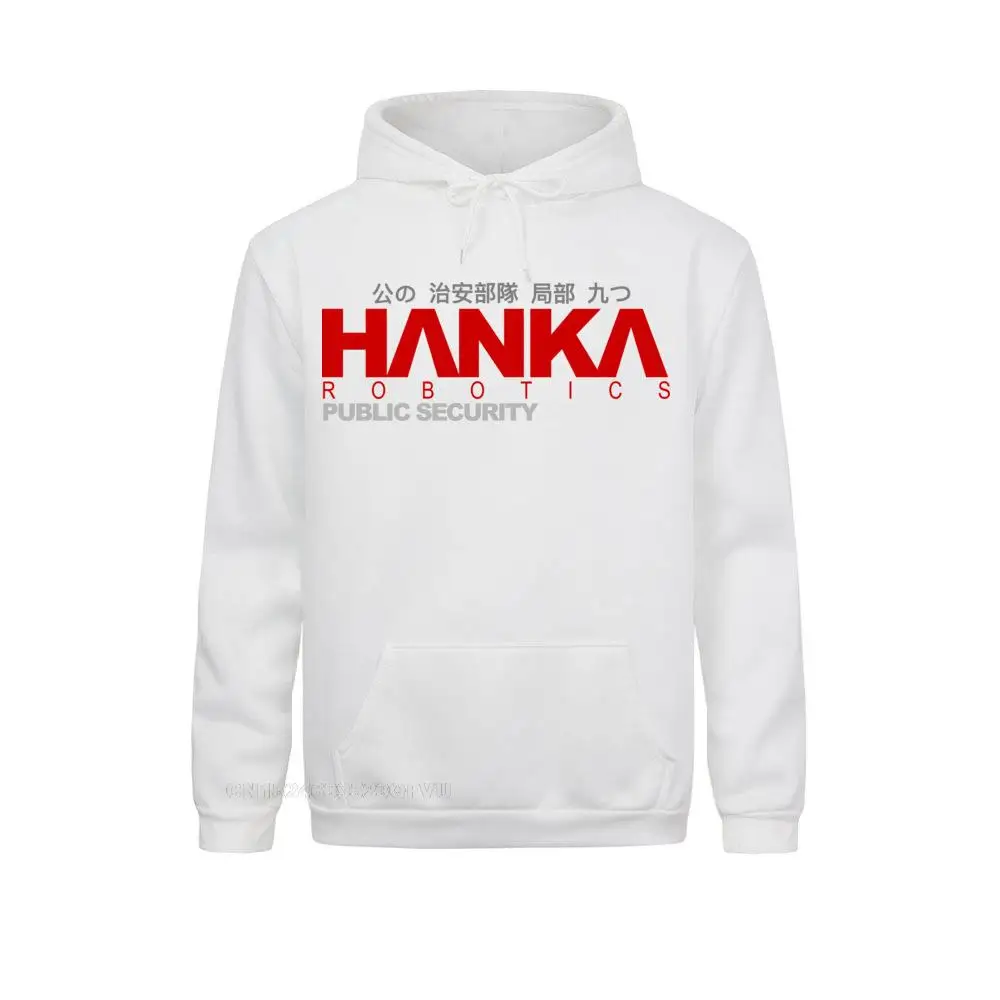 Ghost In The Hanka Robotics Section 9 Harajuku Women Men Print Graphic Fitness Novelty Hoodie Anime Premium Cotton Tees