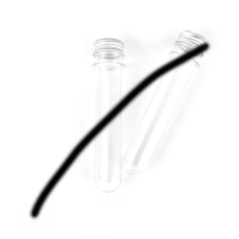 High Quality 40ml transparent mask bath salt test plastic tube with aluminum cap empty clear pet cosmetic tube