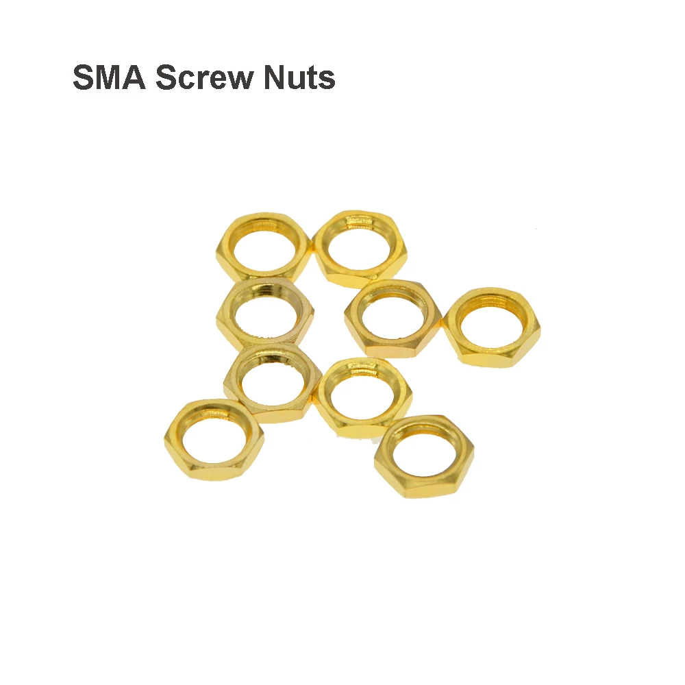 SMA Screw Nuts / Spacer Washers / Spring Pads for RP-SMA / SMA Female Bulkhead Jack Wholesales 20pcs/100pcs/500pcs/LOT