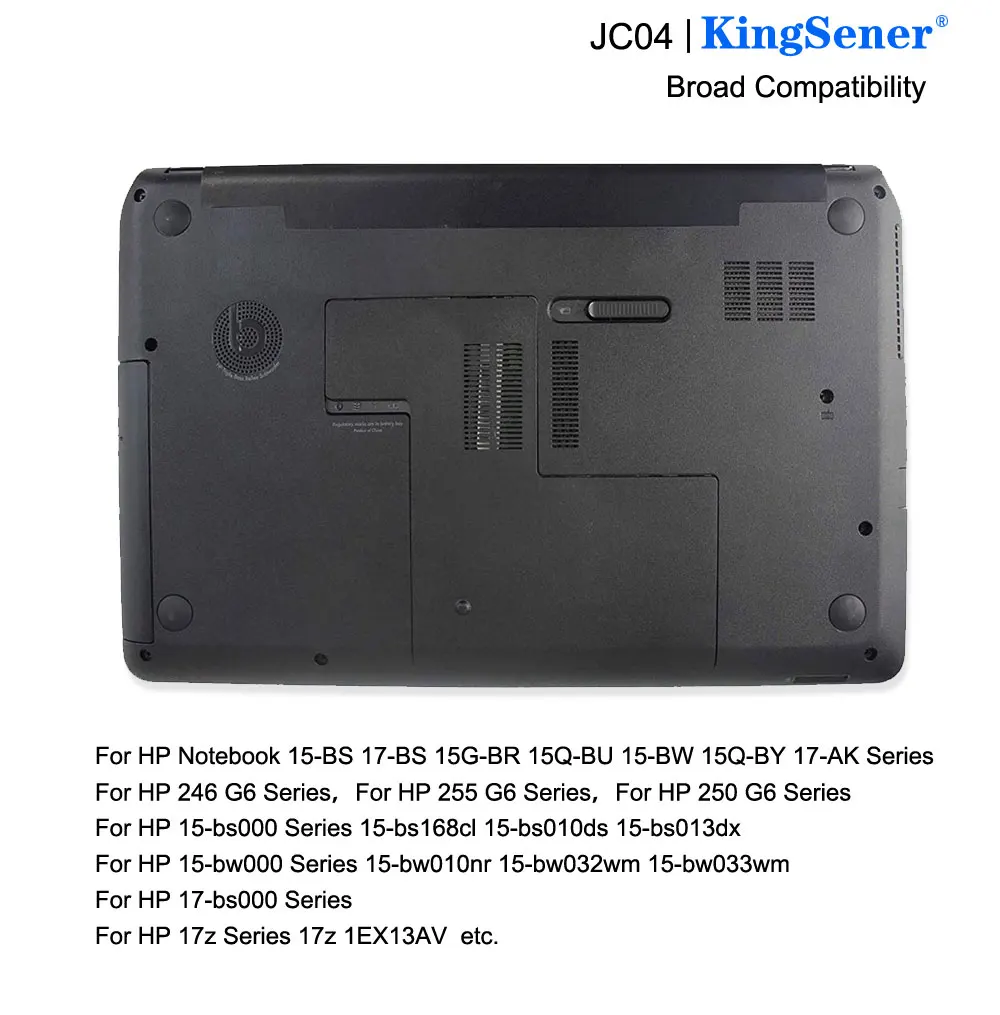 Batteria KinSener JC04 JC03 per HP 15-BS 15-BW 17-BS HSTNN-PB6Y 919682 -831 HSTNN-LB7W HSTNN-DB8E HSTNN-LB7W HSTNN-HB7X 919701 -850