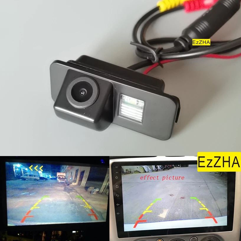 

EzZHA CCD Car Rear View Camera Backup Reverse Parking 170 Degree for Ford Mondeo BA7 S-Max Focus C307 Fiesta Kuga