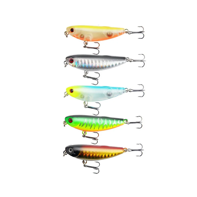 1pcs  57mm 4.7g Sparrow Pencil Surface Fishing Lure Wobblers Topwater Fishing Top Walkers The Best Bass Surface minnow hard bait