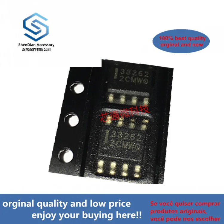 

10pcs 100% orginal new best qualtiy MC33262 MC33262D SOP-8 POWER FACTOR CONTROLLERS ( can work perfect)