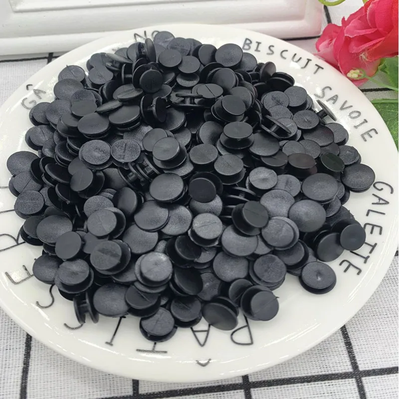 50Pcs Round Buckle Plastic Button Set For Hole Shoes, Garden Shoe Charms, Universal Fit Diy Fastener Accessories