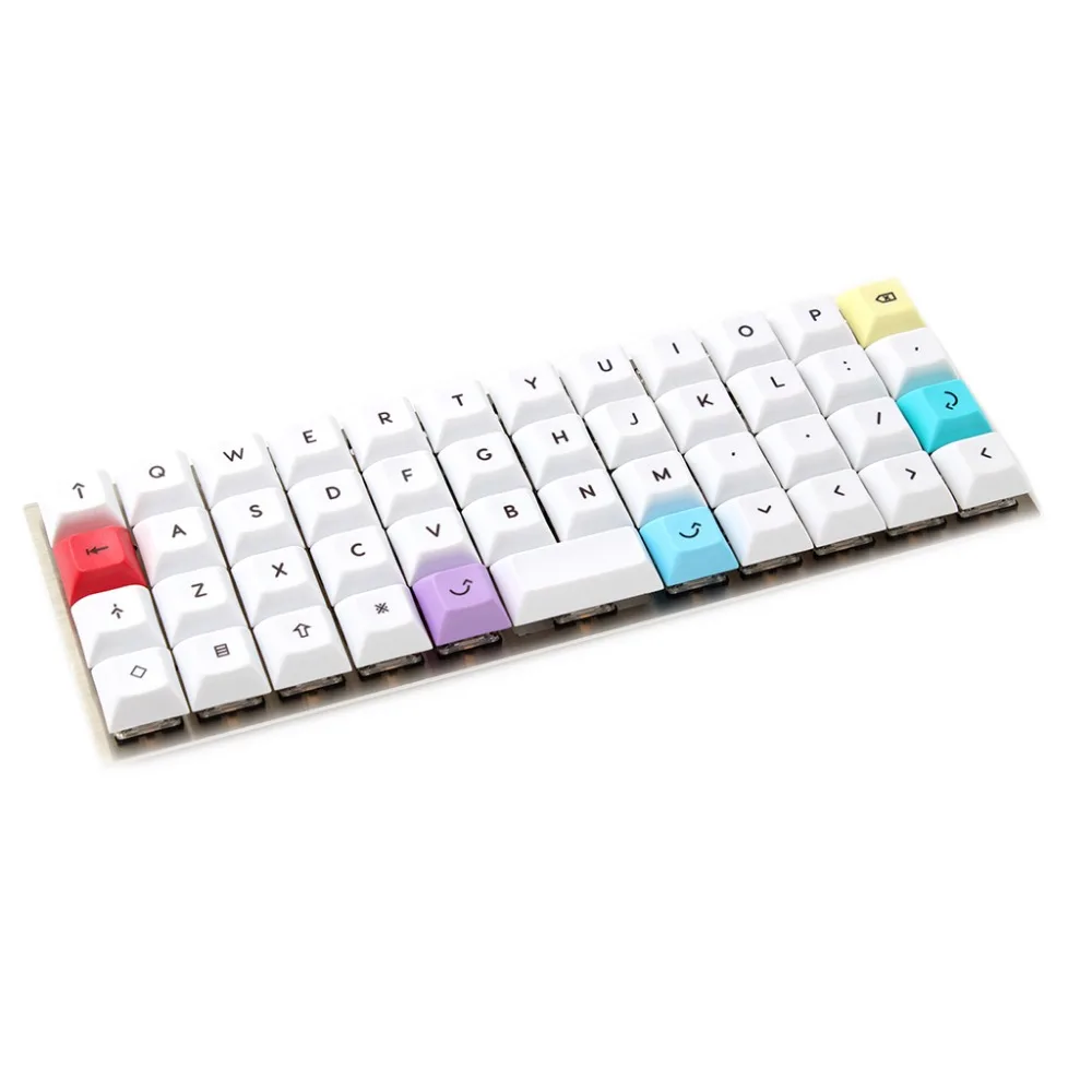 PBT Keycaps para Teclado Mecânico, Perfil DSA, Dye Sub Top Print, DIY, Planck YMD40v2, Niu40, 40%, 40, 1.4mm