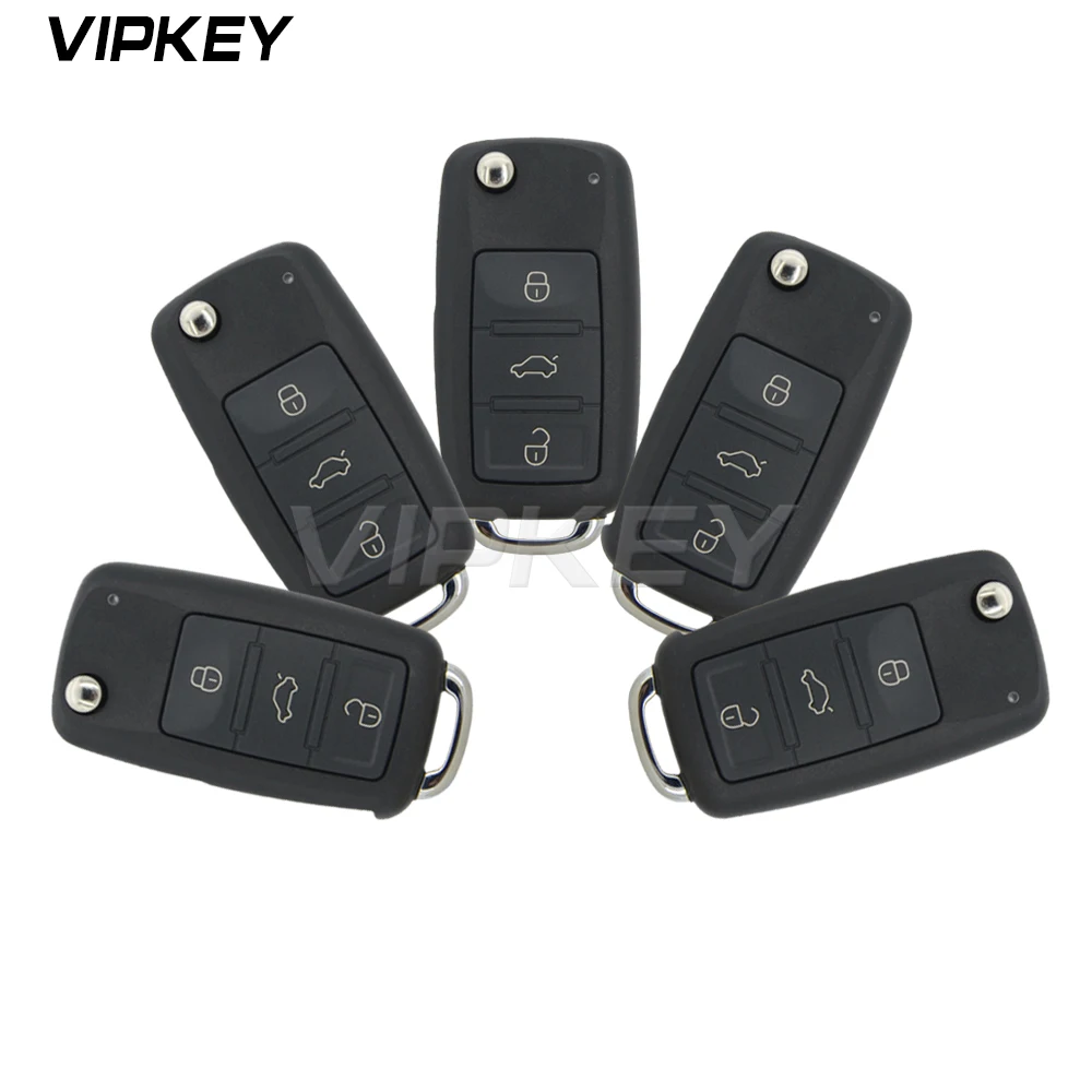 

Remotekey 5pcs 3D0 959 753AA Car Remote Key 3 Button 434Mhz 46 Chip 3D0 959 753AM For VW Touareg 2004-2011 3D0 959 753AK