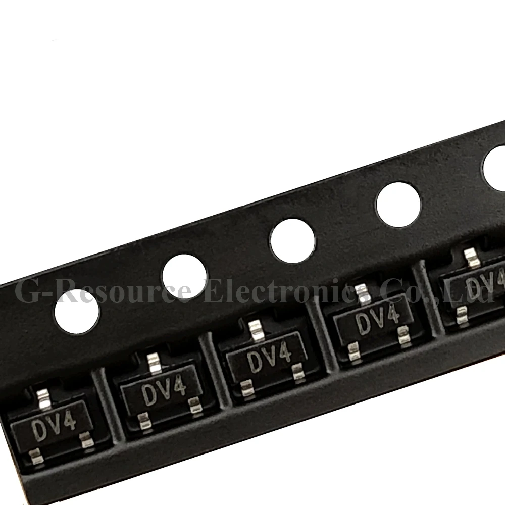 (100 stücke) 2SD596 SOT-23 SMD Kristall triode (Kennzeichnung DV4) D596 SOT23