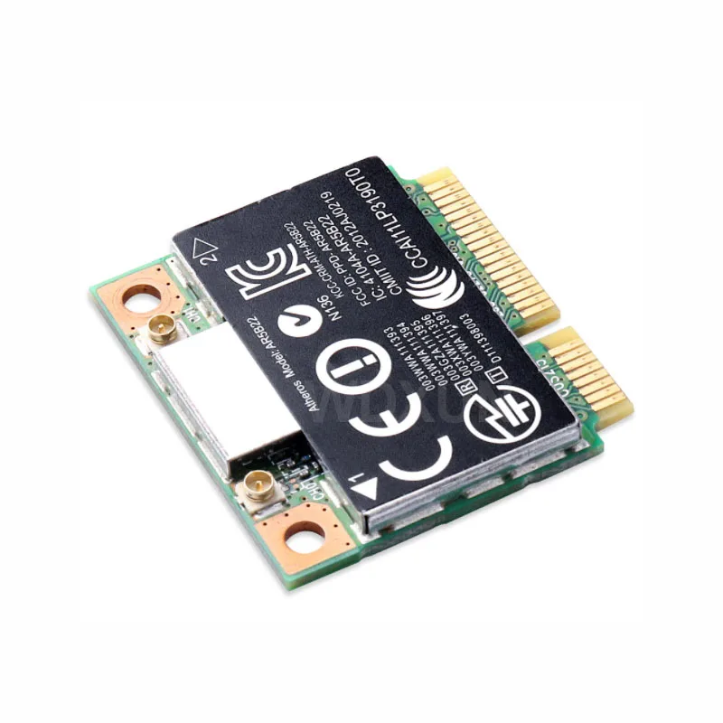 Atheros AR9462 AR5B22 WB222 половинный мини PCIe беспроводной 300M + BT4.0 карта SPS:676786-001 для ноутбука hp 2170p 4340s 4441s