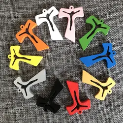50PCS/PACK mini colored wood rosary accessory, rosario pendant, small t cross, religious part
