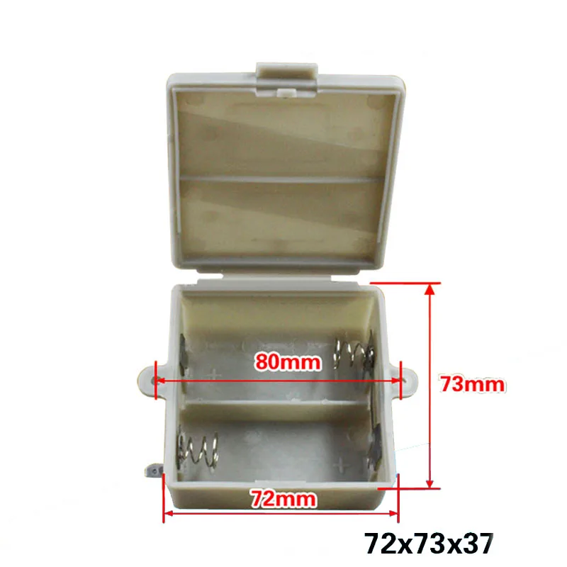 กรณีแบตเตอรี่ Kompor Gas Kompor Gas อุปกรณ์เสริมกล่องแบตเตอรี่สีดำพลาสติกกล่อง Universal