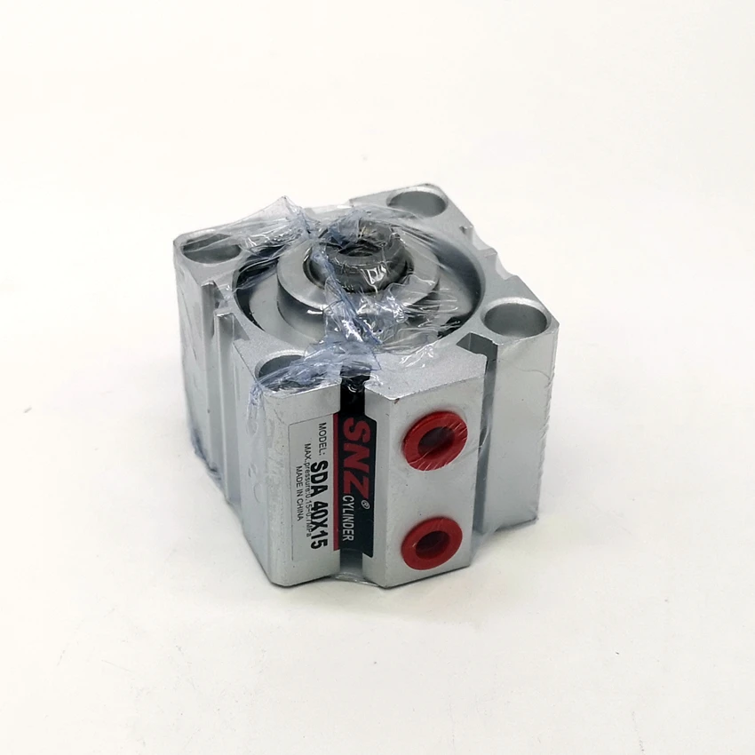 Compact Air Cylinder SDA40x15 Bore 40mm Stroke 15mm Pneumatic  Air Cylinder SDA40*15