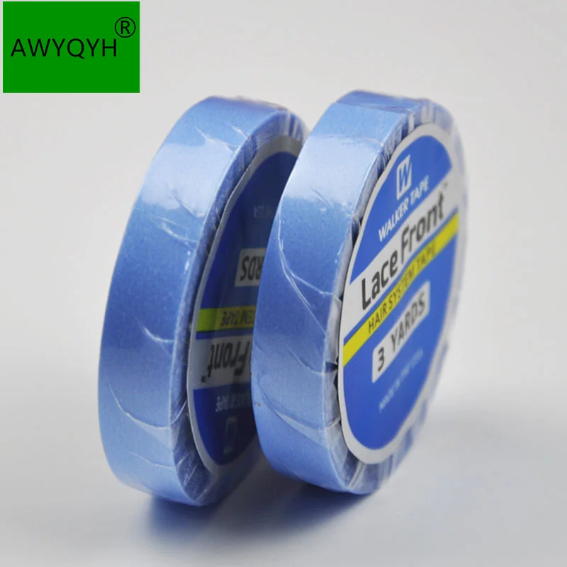 Haar Systeem Tape Dubbelzijdig Walker Tape Ultra Hold Haarverlenging Tapes Voor Vetersluiting 0.8Cm 3Yards/Roll Lace Front Pruik Lijm