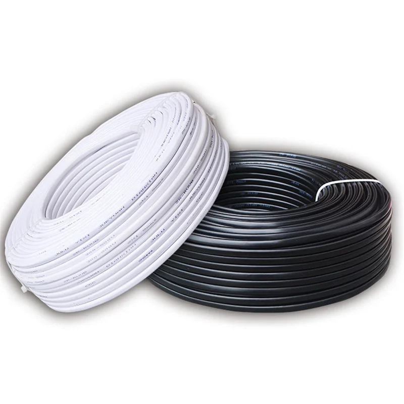 10/5m 13/16AWG Wires 2-core 1.3/2.5mm Home Wires ZR-RVV Copper Clad Aluminum Conductor material Polyethylene Outer layer E11921