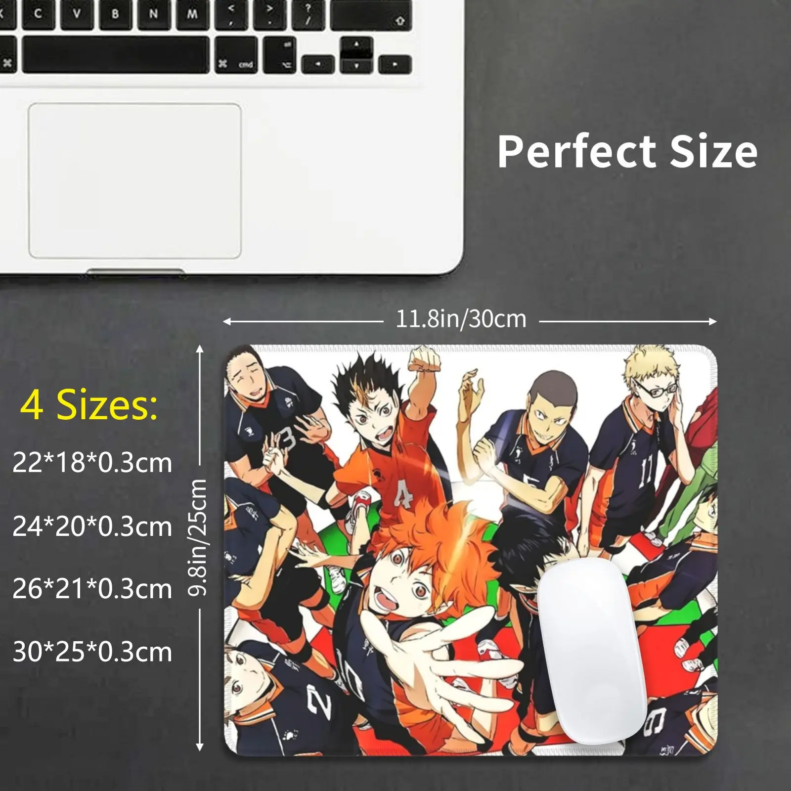 Haikyuu Captains Mouse Pad DIY Print Ushijima Oikawa Daichi Handsome Terushima Kuroo Kenma Kids Anime