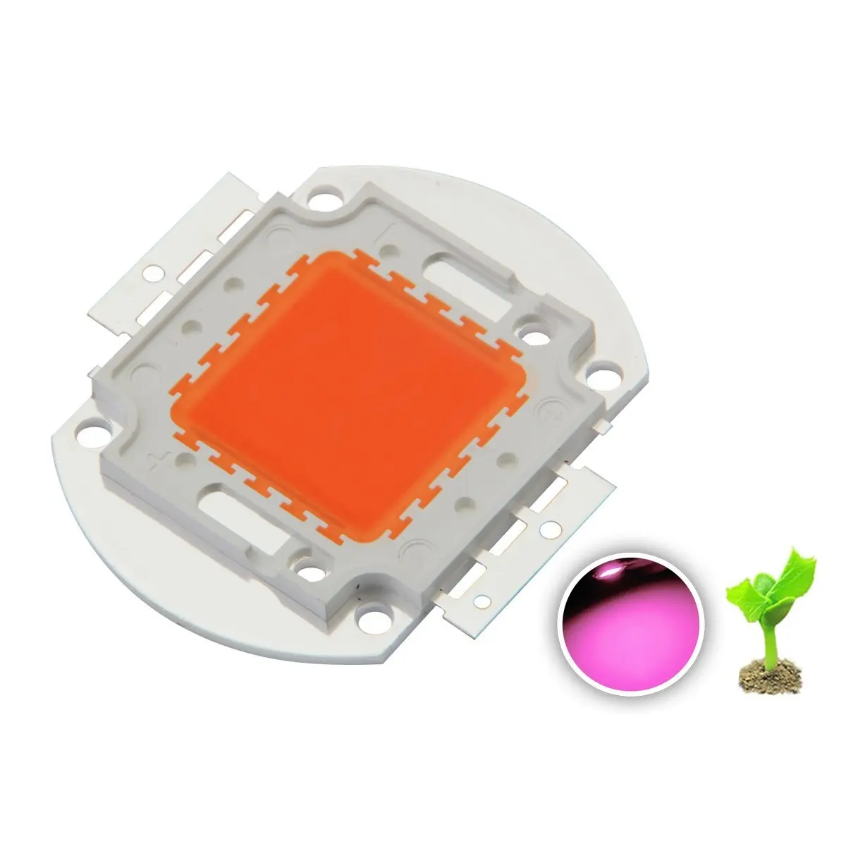 1PCS/LOT  High Power 50W full spectrum 380~840nm SMD 48w LED grow Chip EPISLEDS Light Lamp for Led grow light