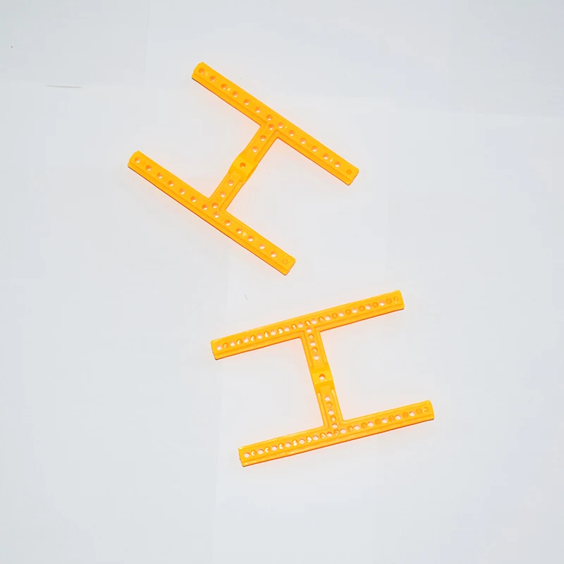 10/100pcs 70x47mm H plastic bar rod bracket dron rc car plane robot kids toys for boys diy baby accessories montessori juguetes