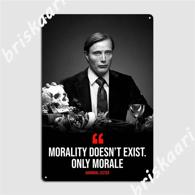 Ганнибал Лектер Цитата металлический знак постер кино гостиная клуб бар дизайн оловянный знак постер