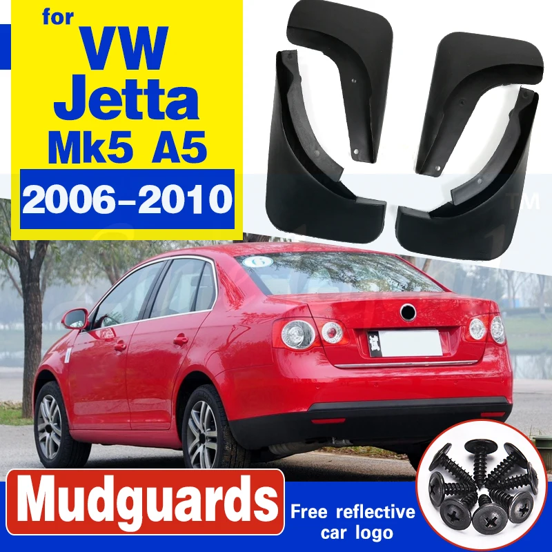 For VW Jetta Mk5 A5 Bora 2005-2010 Mudflaps Splash Guards Front Rear Mud Flap Mudguards 2007 2008 2009 2011 Fender Set Mud Flaps