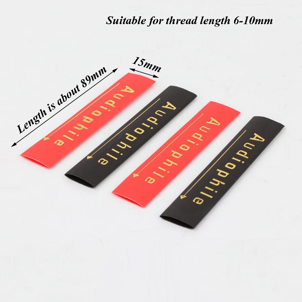 고품질 AudioPhile 튜브 열 수축 튜브 스피커 상호 연결 오디오 케이블 DIY 튜브 용 10mm 절연 슬리브 튜브