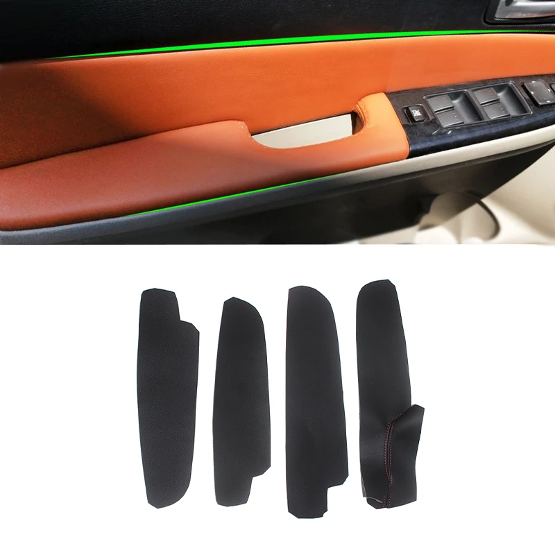 

Soft Leather Door Panel Cover For Mazda 6 2006 2007 2008 4pcs/set Car-styling Door Armrest Panel Skin Cover Sticker Trim