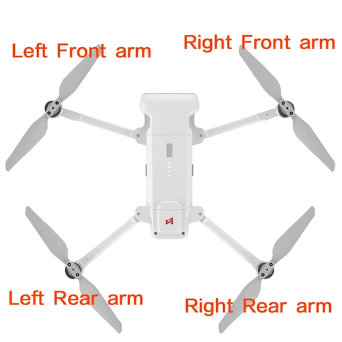 Imagen 2 del producto Brazo de Motor para Dron FIMI X8T/X8 Tele/X8 SE 2022, Repuesto de Brazo de Motor para Dron RC, Pieza de Repuesto para Quadcopter