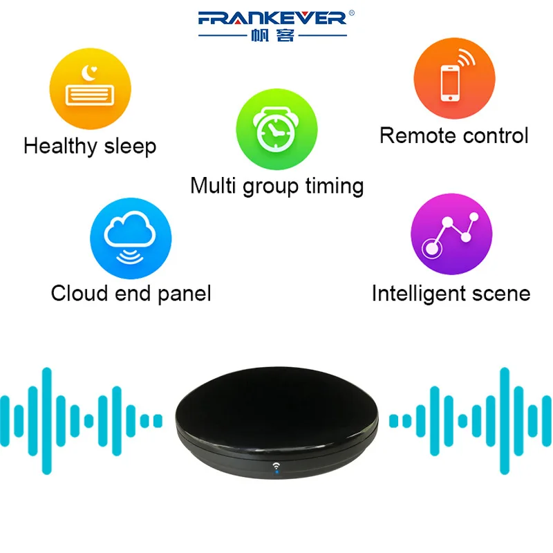 FrankEver Smart WiFi Remote Control IR Remot Control TV DVD AUD AC Universal Repeater Work with Tuya Amz Alexa Google Home