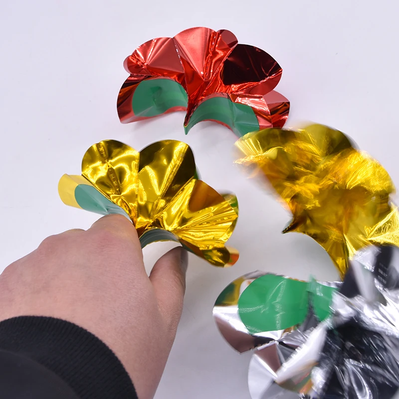 9pcs/Set Spring Flowers From Fingertips Flower Appearing Magic Funny Stage Magia Gimmick Props Empty Hand Appear Flower Magician