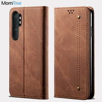 Vintage Leather Flip Cover For Xiaomi MI Note 10 lite / Note 10 Wallet Case Card Stand Magnet Book Cover Luxury Phone Fundas