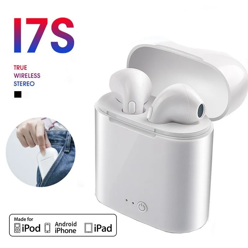 i7s TWS Bluetooth 5.0 Earphones Wireless Headphones Sport Earbuds Headset With Mic Box Stereo Headphones For All smartphones