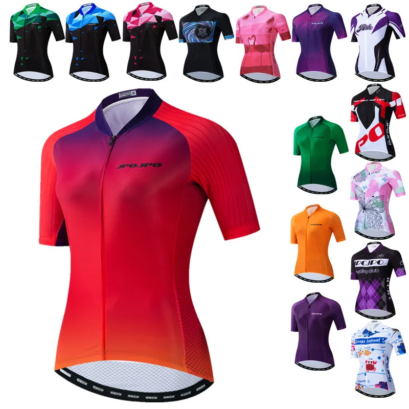 

Weimostar Red Cycling Jersey Women High Quality Cycling Clothing Tops Pro Team Bike Jersey Mountain Bicycle Shirt Ropa Ciclismo