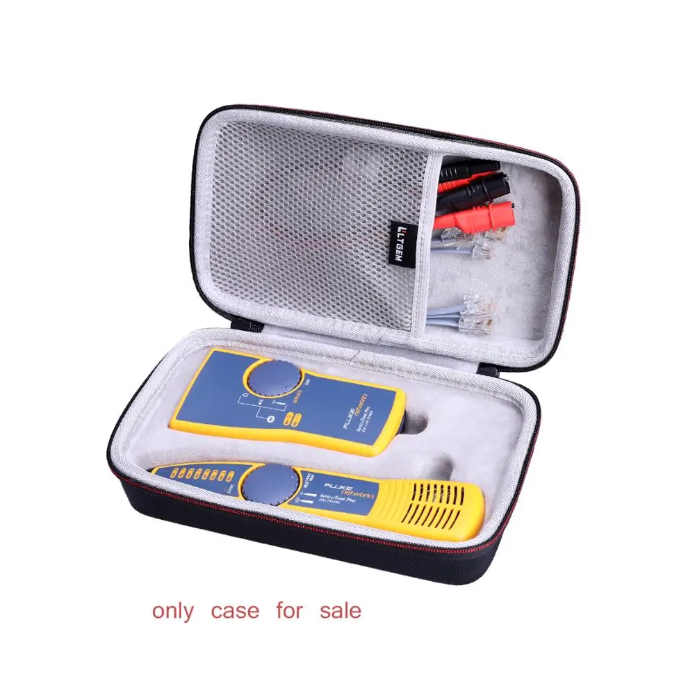 LTGEM EVA Hard Case for Fluke Networks IntelliTone Pro 200 Toner and Probe Kit (MT-8200-60-KIT)