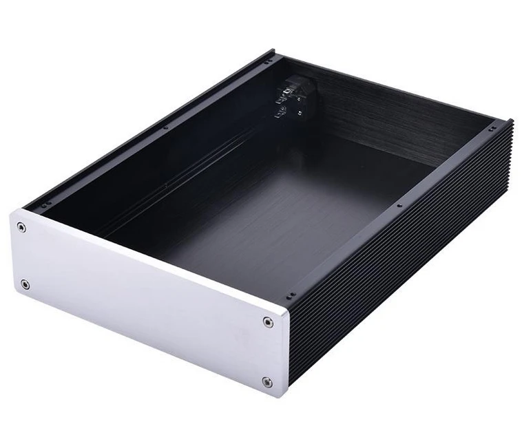 2206 هيكل كامل من الألومنيوم يمكنك صنعه بنفسك مضخم طاقة الهيكل المضخم الضميمة صندوق أمبير