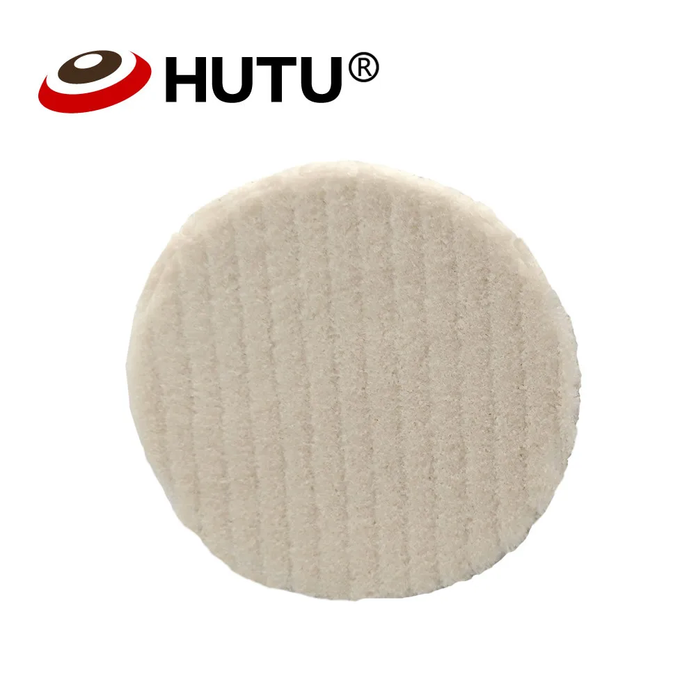 HUTU 5 Inch Japan Wool Polishing Pad For Body Polishing Wool Wheel For Car Polisher Wool Scouring Pad Polish For Car