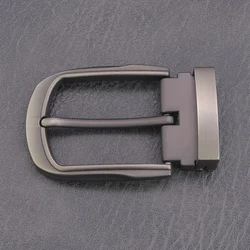 High Quality luxury brand grey pin buckle Suitable for the 3.3cm width of the belt young men Metals Alloy belts buckle leisure