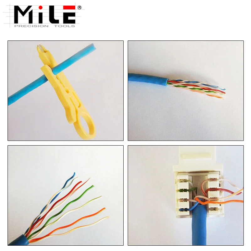 MILE 5 шт./лот, новый резак для кабеля, инструменты для электрика, простые мини-плоскогубцы, практичные перфораторы, сетевой UTP, кабельный резак, ручные инструменты