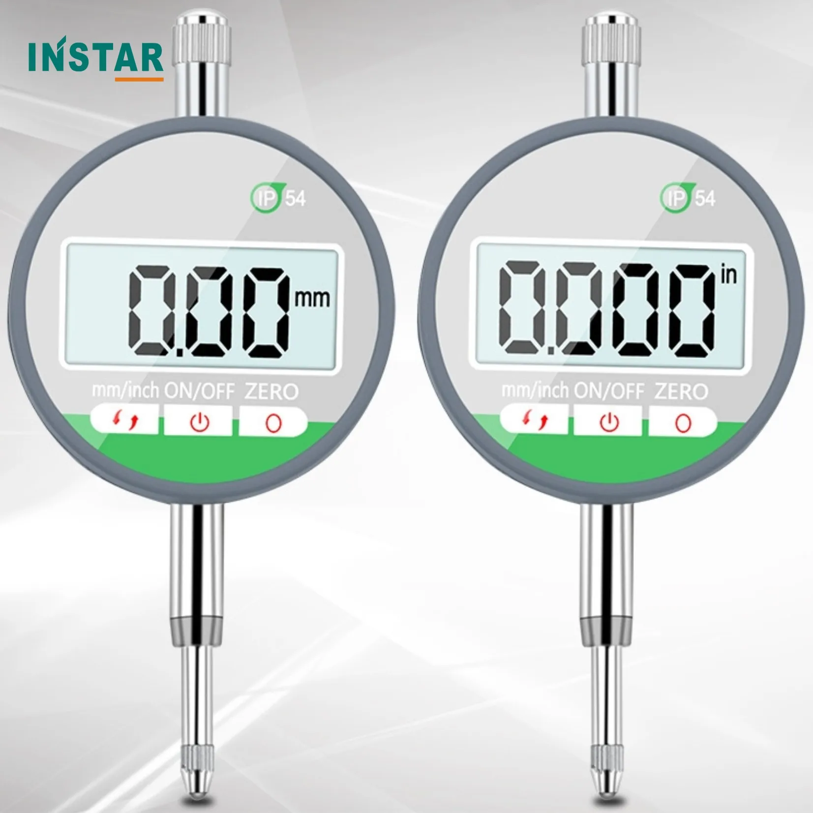 INSTAR Digital Dial Indicator 0-12.7mm 0.01mm IP54 Proof Electronic Dial Gage 0-25.4mm 0.001mm Micron Dial Industrial Quality