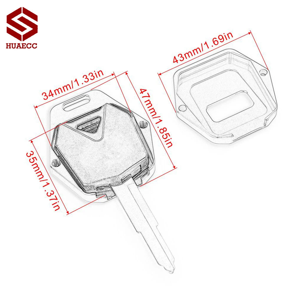 Akcesoria motocyklowe obudowa klucza CNC do Kawasaki ZXR400 ZRX400 ZZR400 ZZR600 ZX-6R,, 400, 600