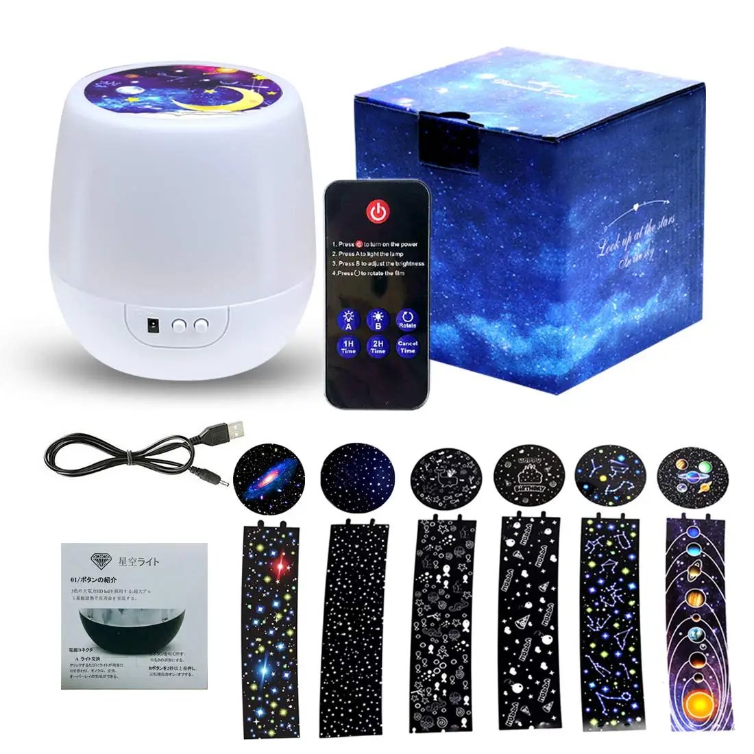 ใหม่ที่น่าตื่นตาตื่นใจ LED Starry Night Sky โปรเจคเตอร์โคมไฟดาว Cosmos Master เด็กของขวัญแบตเตอรี่ USB Night Light สำหรับเด็ก