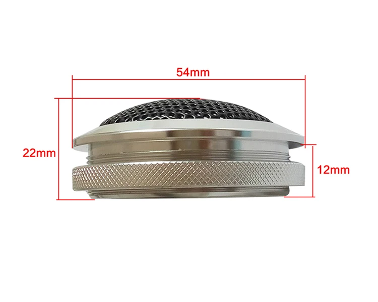 GHXAMP 차량용 트위터 스피커 그릴 메쉬 인클로저, 알루미늄 보호 커버 쉘 스피커, Harman MarkAudio DIY, 2PCs, 1.5 인치