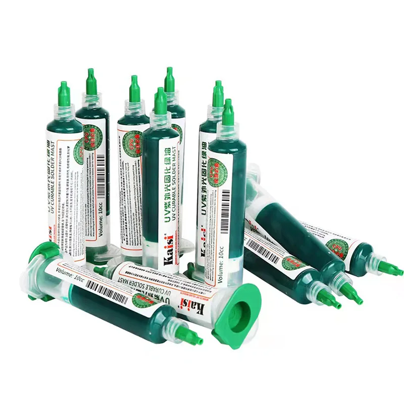 10CC UV Curing Solder Mask inchiostro resistenza pasta olio verde per PCB BGA circuito proteggere vernice elettronica strumenti di riparazione