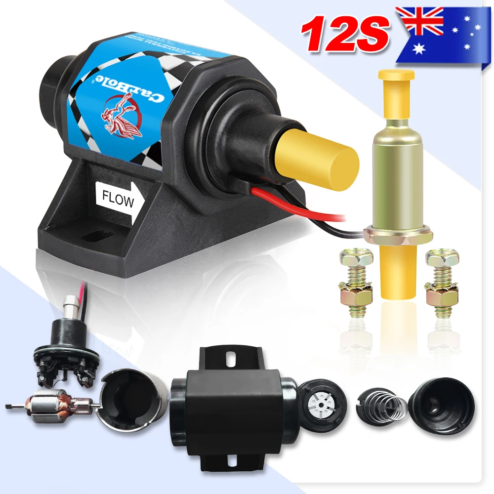 Uniwersalna mikro elektryczna pompa paliwa 12s 35 GPH 4-7 psi zewnętrzna z gaźnikiem