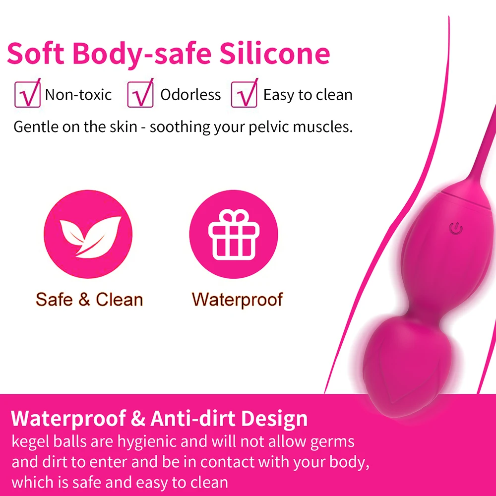 Wearable Panties Vibrating Eggs Vaginal Ball 10 Speeds Wireless Remote Control Geisha Kegel Ball Vagina Tighten Massage Exercise