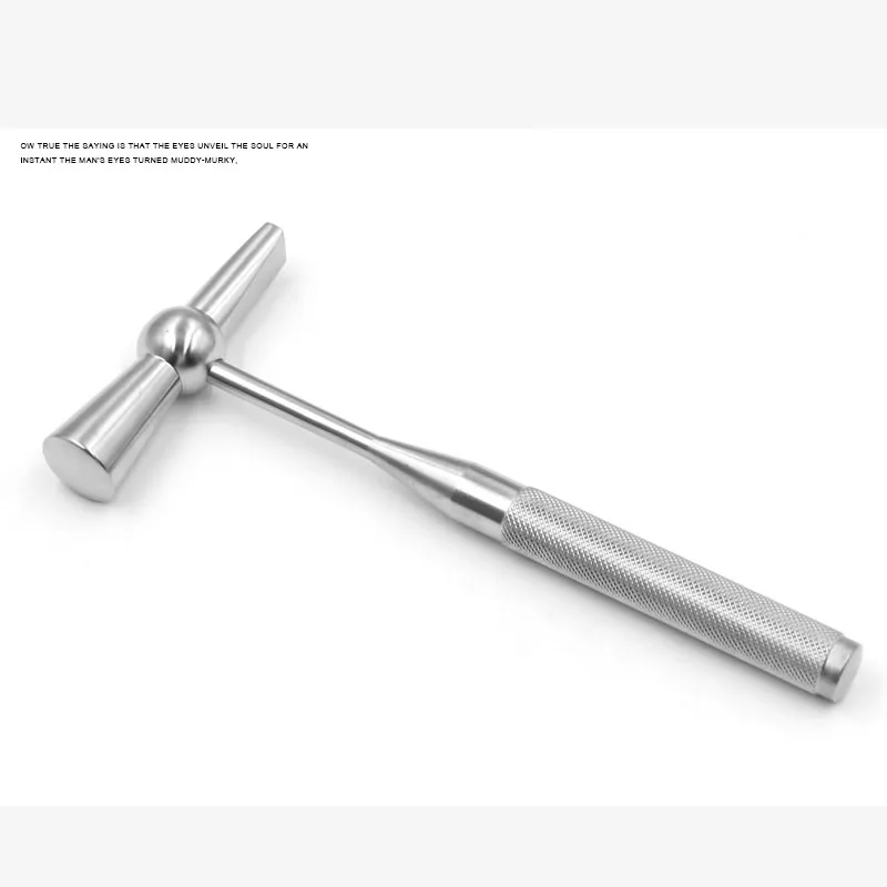 Fine stainless steel facial bone hammer Fine double skull hammer claw hammer Beauty plastic stainless steel equipment