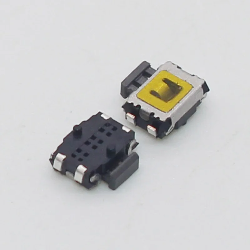 10pcs Momentary reset Tactile Tact Push Button Switch Phone Side Push Switch 3.5 *4.7*1.67mm 4 Pin SMD 4.7 x 3.5 x 1.67mm