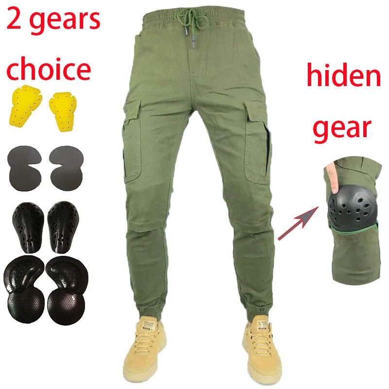 

Brand New Unisex Motorcyle Pants Downhill Motocross Pants For Motorcycle Moto Jeans With Knee Pad Trousers Moletom