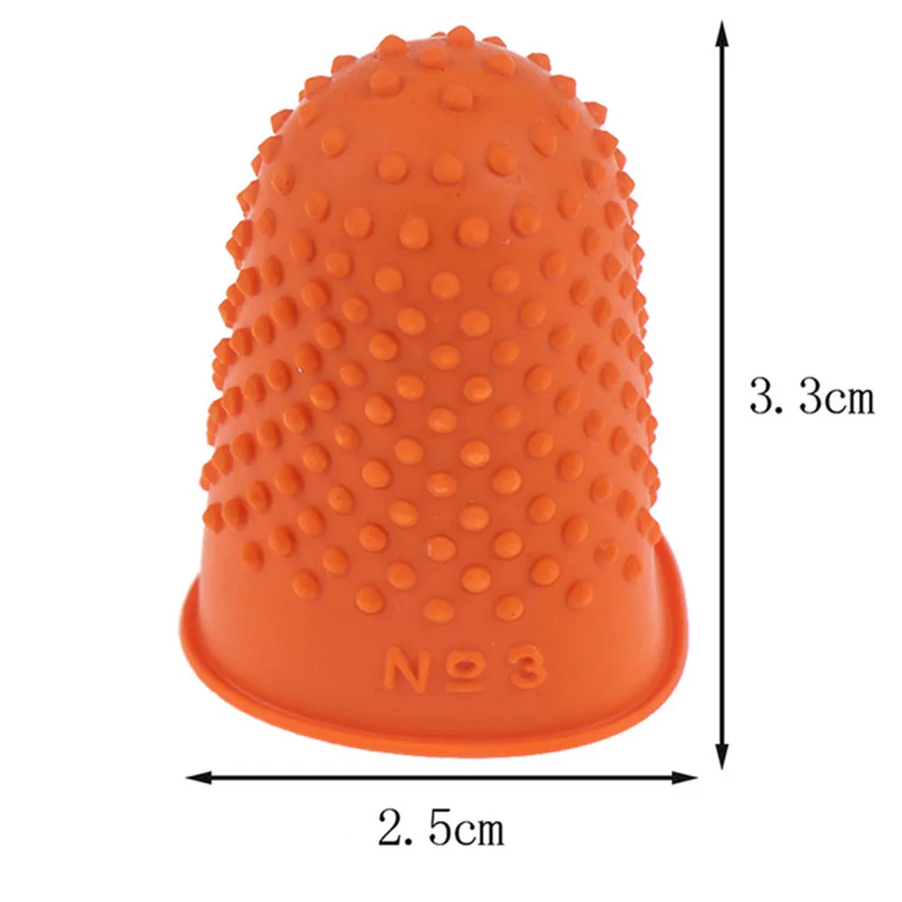 Guantes Protectores reutilizables para dedos, manoplas de goma antideslizantes, accesorios de costura, herramienta para uñas, varios colores, 5