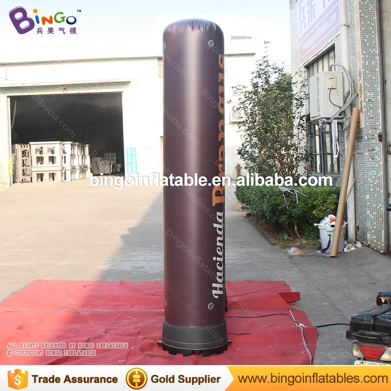 Personalized 2.4 meters high inflatable column for decoration / full printing advertising pillar balloon for display toys